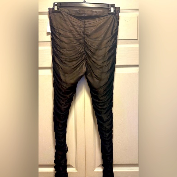 Women’s stretch see through pants with nude lining. Sz 1X - Picture 3 of 6